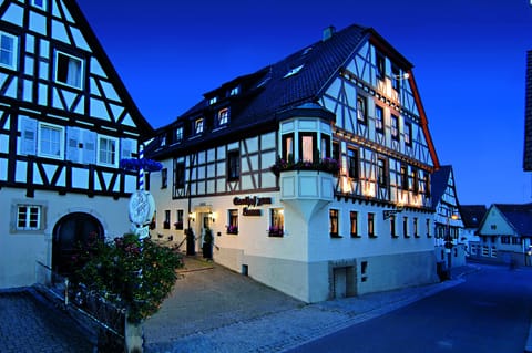 Front of property - evening/night