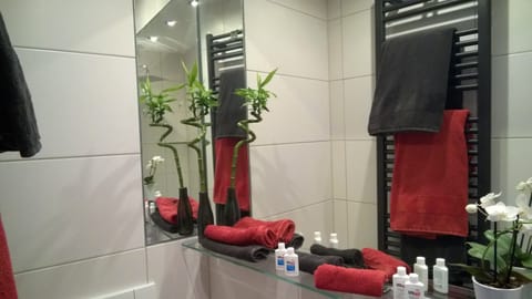Double Room, Non Smoking | Bathroom | Shower, free toiletries, hair dryer, bathrobes