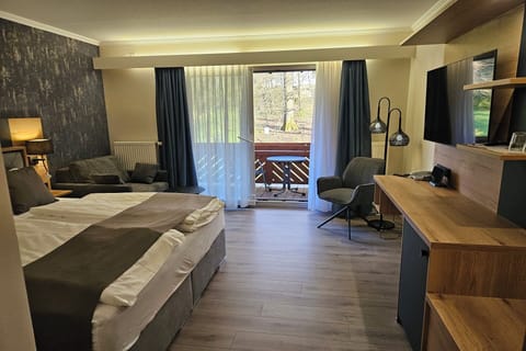 Superior Double Room, 1 Bedroom, Non Smoking | In-room safe, desk, laptop workspace, free WiFi