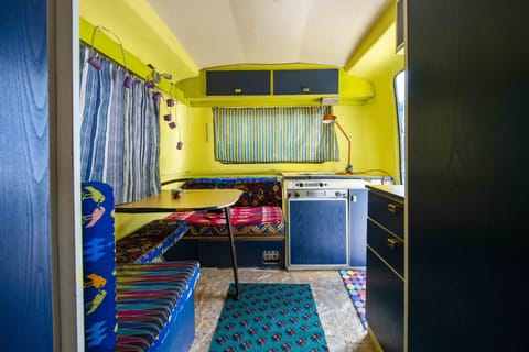 Basic Mobile Home, 1 Double Bed, Shared Bathroom, Garden View | 1 bedroom, free WiFi, bed sheets