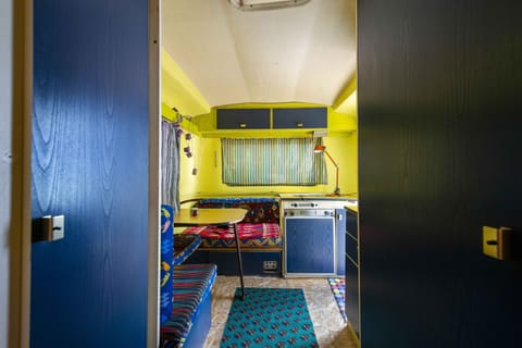 Basic Mobile Home, 1 Double Bed, Shared Bathroom, Garden View | 1 bedroom, free WiFi, bed sheets