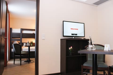 Premium Room, 2 Bedrooms, 2 Bathrooms | Premium bedding, in-room safe, desk, blackout drapes