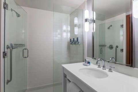 Free toiletries, hair dryer, towels