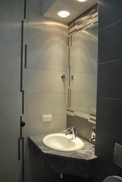 Comfort Double Room | Bathroom | Shower, free toiletries, hair dryer, towels