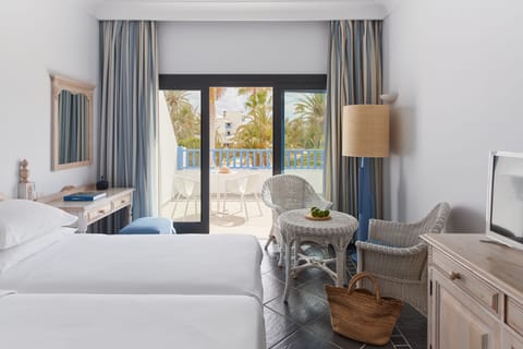 Minibar, desk, blackout drapes, free WiFi