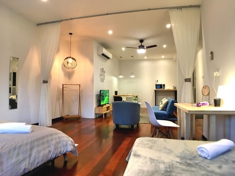 Room, 2 Bedrooms | 2 bedrooms, desk, blackout drapes, iron/ironing board