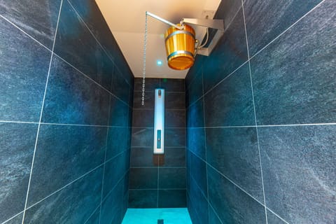 Indoor pool, open 9:00 AM to 8:00 PM, pool umbrellas, sun loungers