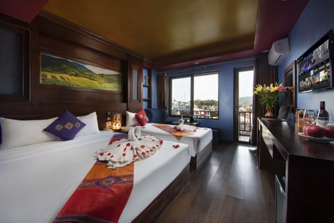 Panoramic Triple Room | Premium bedding, down comforters, minibar, in-room safe