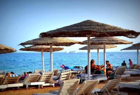 Private beach nearby, beach umbrellas, beach towels, scuba diving