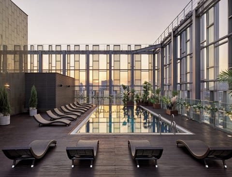 Indoor pool, seasonal outdoor pool, cabanas (surcharge), sun loungers