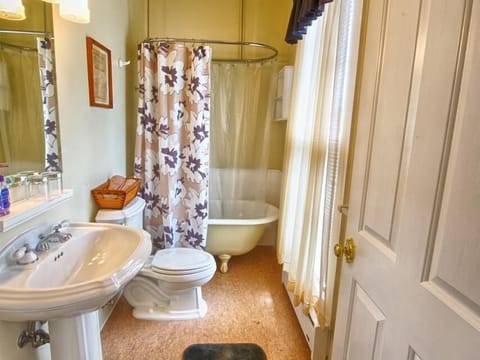 Down comforters, free WiFi, bed sheets, alarm clocks