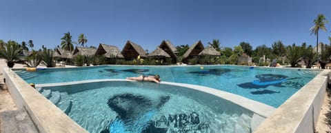 Indoor pool, outdoor pool