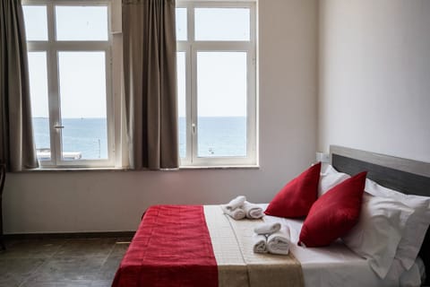 Junior Suite, Sea View | Premium bedding, minibar, desk, blackout drapes