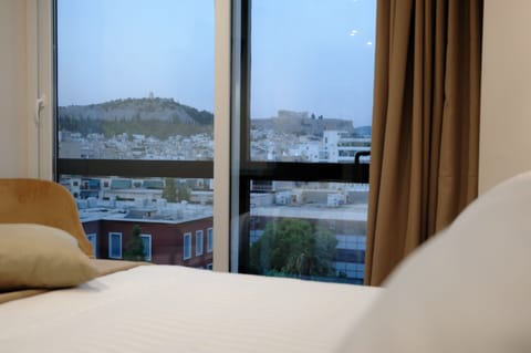 Superior Double or Twin Room, Acropolis View | Premium bedding, in-room safe, desk, blackout drapes