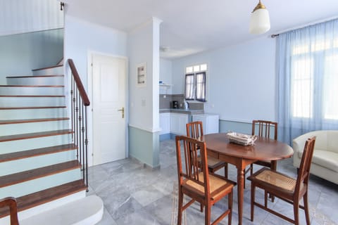 Villa, 2 Bedrooms, Terrace | Living area | Flat-screen TV, fireplace