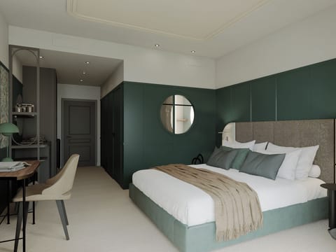 Premium bedding, in-room safe, desk, laptop workspace