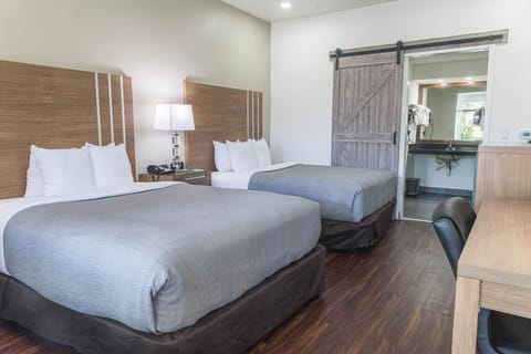 Handicap Non-Smoking 2 Queen Bed | In-room safe, desk, laptop workspace, blackout drapes