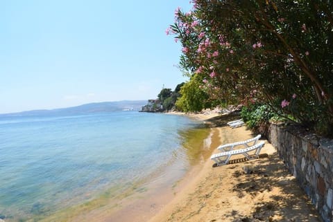 Private beach