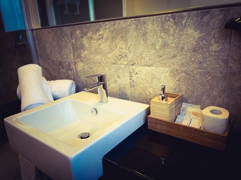 Suite, Lake View | Bathroom | Shower, free toiletries, hair dryer, towels