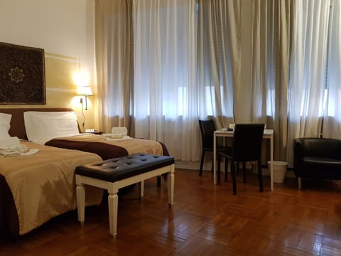 Double or Twin Room, Shared Bathroom | Free WiFi, bed sheets