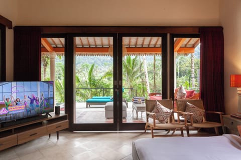 Superior Villa, River View | Living area | Toys