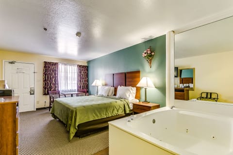 Down comforters, individually furnished, desk, blackout drapes