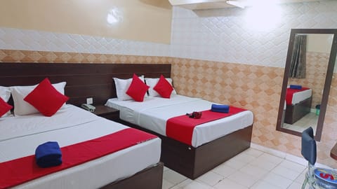 Premium Double Room with AC, 2 Twin Beds, City View | 1 bedroom, free WiFi