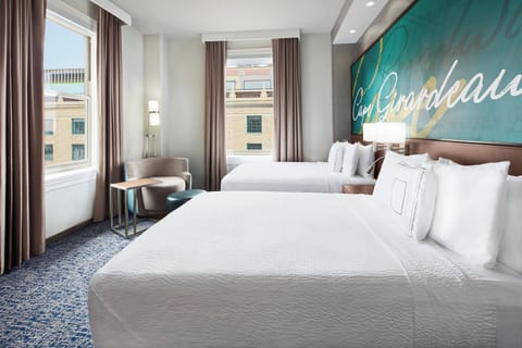 Room, 2 Queen Beds | 1 bedroom, Egyptian cotton sheets, premium bedding, down comforters