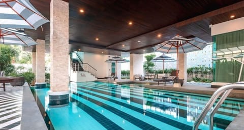 Indoor pool, outdoor pool