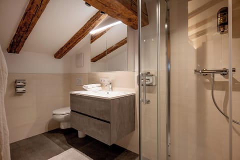 Family Studio, Multiple Beds | Bathroom | Shower, free toiletries, hair dryer, towels