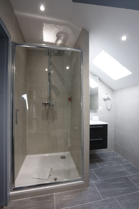 Free toiletries, hair dryer, bathrobes, slippers