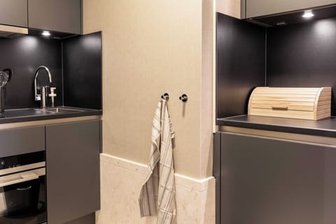 Deluxe Studio, 1 King Bed with Sofa bed | Private kitchen | Coffee/tea maker, electric kettle