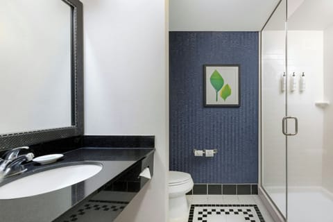 Free toiletries, hair dryer, towels, soap