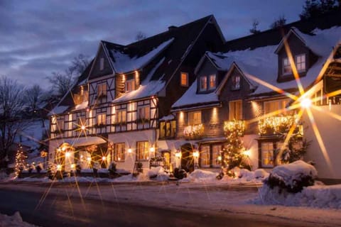 Front of property - evening/night