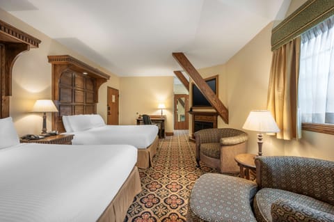 Standard Room, 2 Queen Beds, Accessible, Non Smoking | Premium bedding, in-room safe, desk, laptop workspace