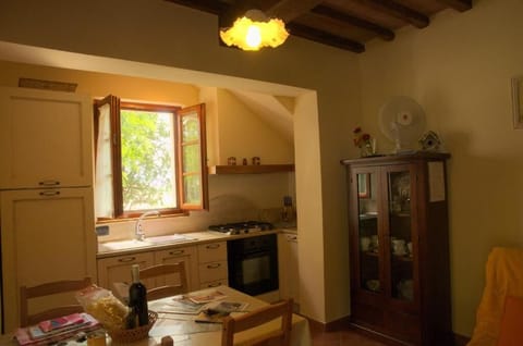 Fridge, oven, stovetop, cookware/dishes/utensils