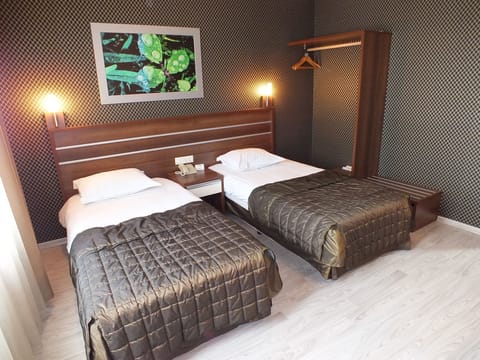 City Twin Room, 2 Twin Beds, Mountain View | Egyptian cotton sheets, premium bedding, minibar, desk