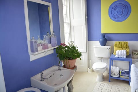 Shower, free toiletries, hair dryer, bathrobes