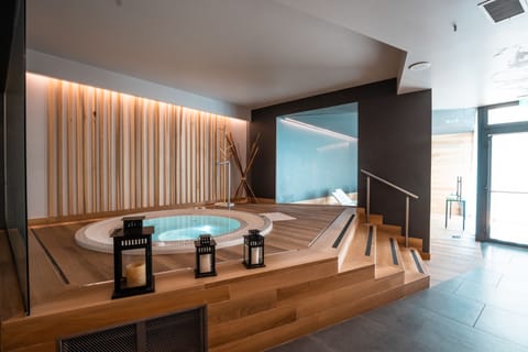 Sauna, hot tub, steam room, body treatments, body wraps, body scrubs