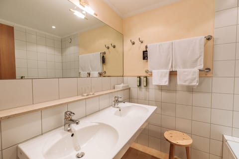 Free toiletries, hair dryer, bathrobes, slippers