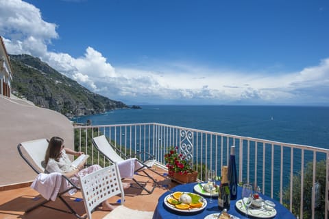 Superior Triple Room, Balcony, Sea View | Balcony view