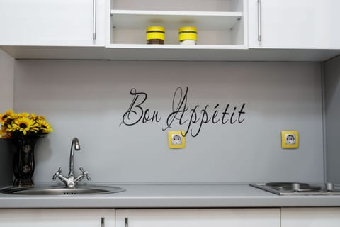 Apartment (4 adults) | Private kitchen | Fridge, electric kettle