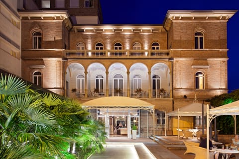Front of property - evening/night