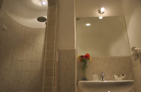 Free toiletries, hair dryer, bidet, towels