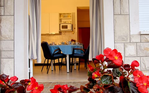 Comfort Apartment, 1 Bedroom, Balcony, Sea View | Private kitchenette | Fridge, freezer, dining tables