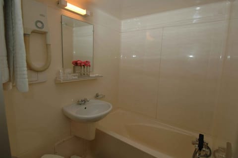 Free toiletries, hair dryer, towels