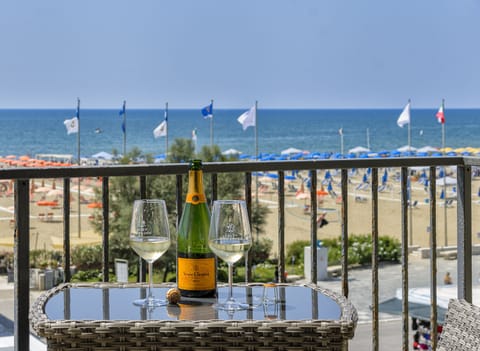 Double Room, Balcony, Sea View | Terrace/patio