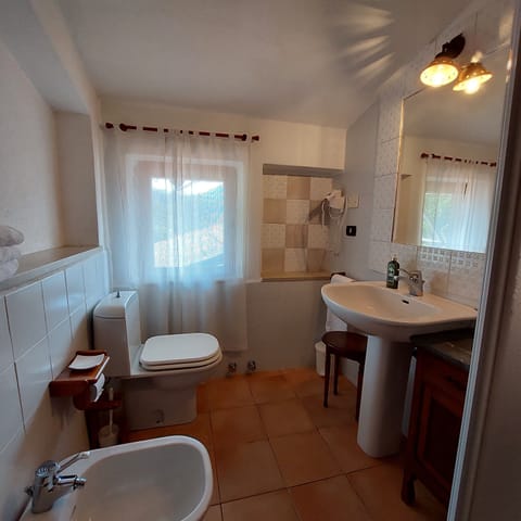 Superior Condo | Bathroom | Shower, eco-friendly toiletries, hair dryer, bidet