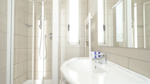 Free toiletries, hair dryer, slippers, towels