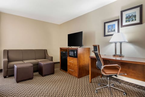 Suite, 1 King Bed, Non Smoking | Premium bedding, down comforters, pillowtop beds, desk